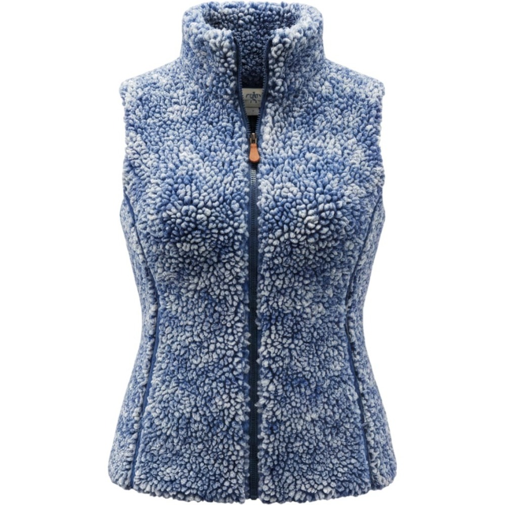 Simply Southern Sherpa Vest Womens S Blue NWT Full Zip Fleece Outerwear Layer